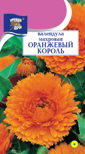 Календула Оранжевый король махровая