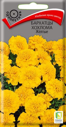 Бархатцы Хохлома Желтые
