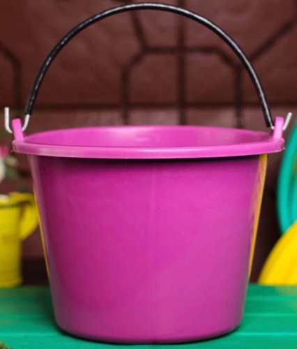 Ведро  6л садовое цветное /1