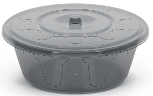 Таз "Хозяюшка" 10л с крышкой  м1294									