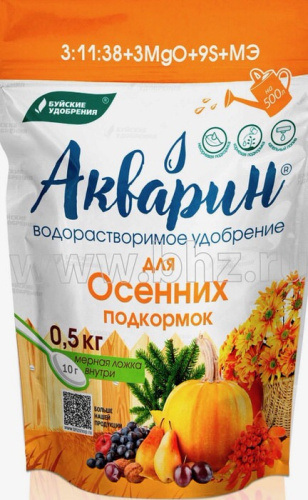 Акварин д/осенних подкормок 0.5кг дой-пак
