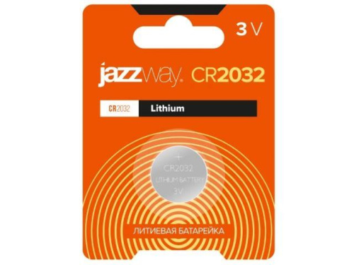 Батарейка CR2032 3V lithium 1шт JAZZWAY/20