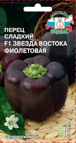 Перец Звезда Востока фиолетовая F1