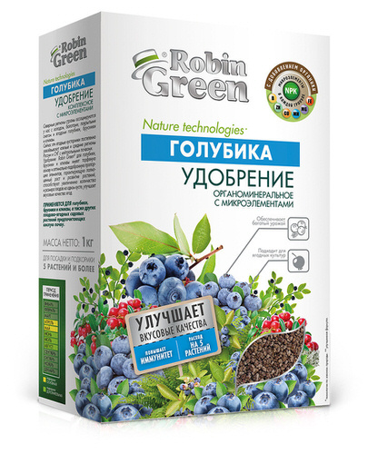 Удобрение Голубика органоминеральное Робин Грин 1кг