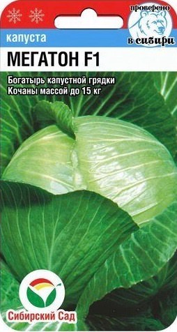 Капуста Мегатон F1  Сс