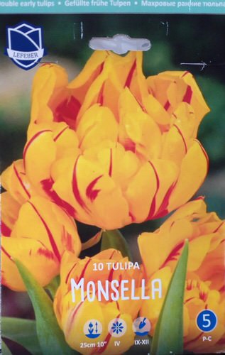 Тюльпан махровый ранний "Monsella" (1х10шт)