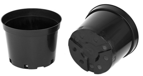 Горшок 7.5л d=26см, h=19см литьевой круглый