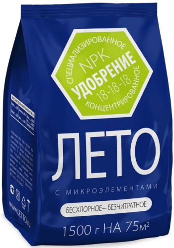 Удобрение Летнее с микроэлементами 1,5кг