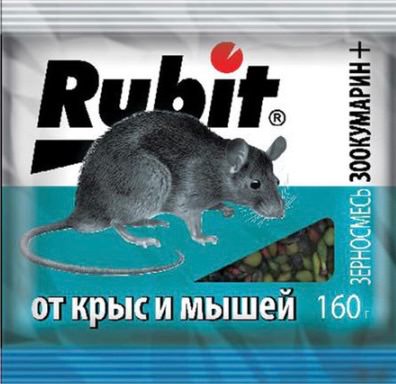 Рубит ЗООКУМАРИН+ зерновая смесь 160г