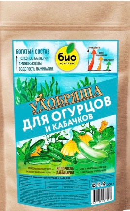 Удобрение орган. д/огуреца,кабачка ТМ Удобряша 900г Органик Микс