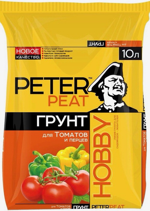 Грунт Для Томат и перцев ХОББИ 10л