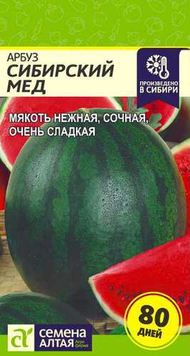 Арбуз Сибирский мед 