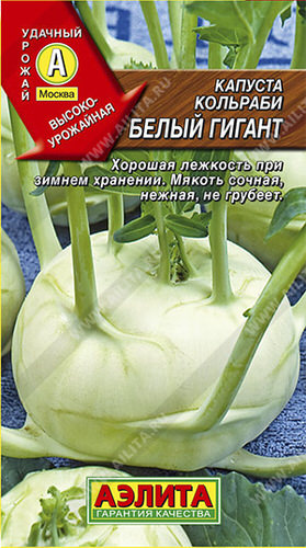 Капуста (кольраби) Белый гигант 
