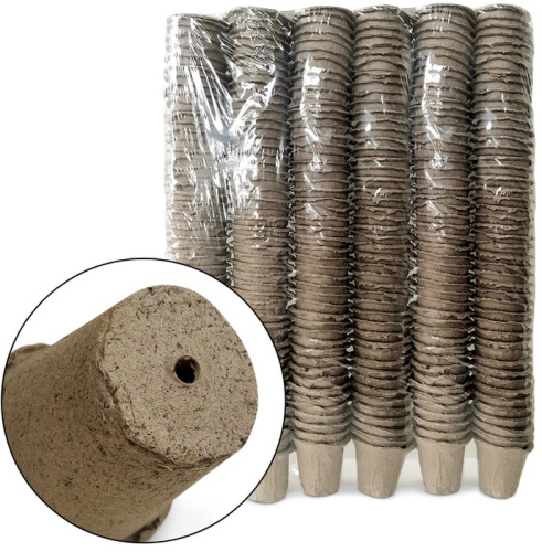 Горшочки торфяные круглые с улучш,дном 60*60