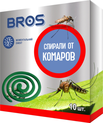 Спирали от комаров с подставкой 10шт BROS