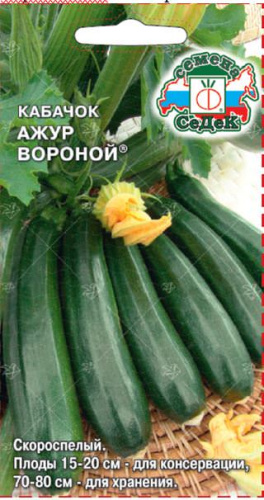 Кабачок Ажур Вороной F1 ® 
