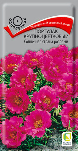 Портулак крупноцветковый Солнечная страна розовый