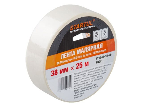 Лента малярная 38мм*25м белая