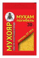 Мухояр гранулы от мух 30г купить