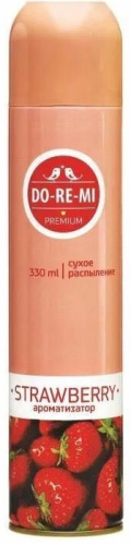 Освежитель воздуха " Клубника со сливками" 330мл (415м3)/12 (Do-re-mi Premium)