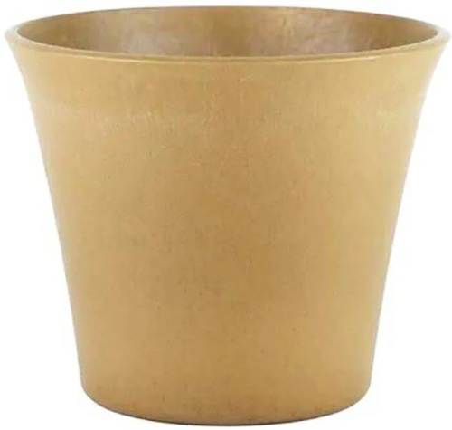 Кашпо ЭКО Лотос 2.5л горчичный d18.5