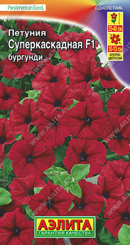 Петуния суперкаскадная F1 бургунди