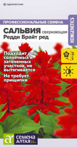 Сальвия Редди Брайт ред сверкающая