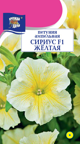 Петуния Сириус F1 Жёлтая ампельная