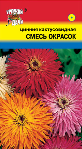 Цинния Кактусовидная смесь
