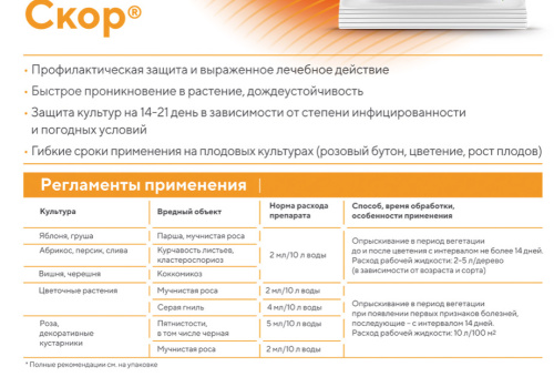 скор инструкция
