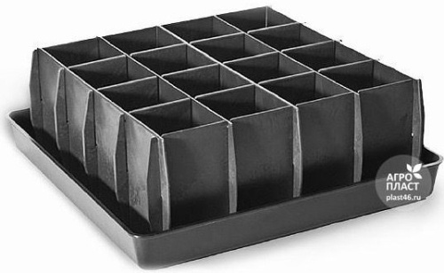 Набор д/рассады 16 мест 26,5*26,5*9 (разборный)