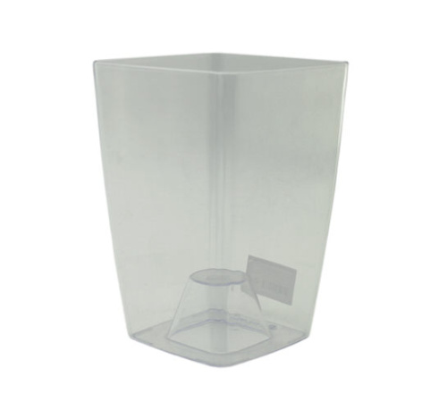 Горшок Сильвия 1.9л прозр. для орхидей d12.5 h18 
