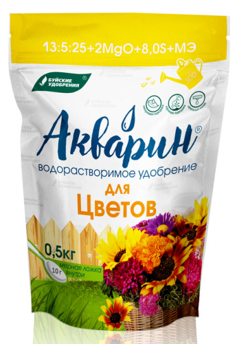 Акварин д/цветов 0.5кг дой-пак/12