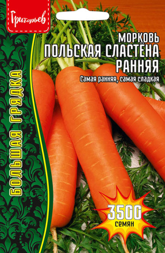 Морковь Польская Сластёна Ранняя