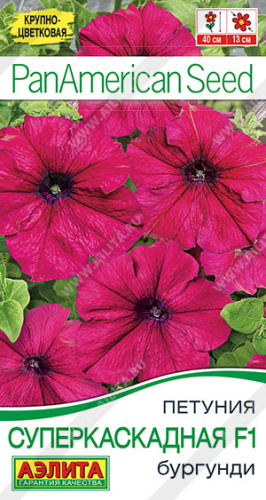 Петуния суперкаскадная F1 бургунди